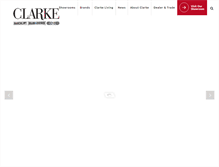 Tablet Screenshot of clarkeliving.com